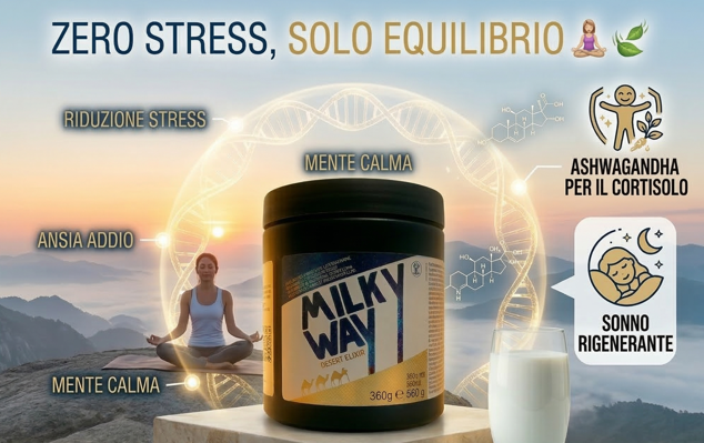 Milky Way Desert Elixir – Integratore Nutraceutico Premium al Latte di Cammella