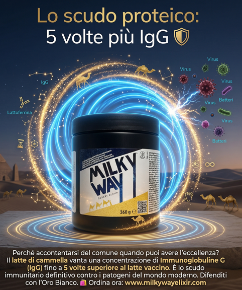 Milky Way Desert Elixir – Integratore Nutraceutico Premium al Latte di Cammella